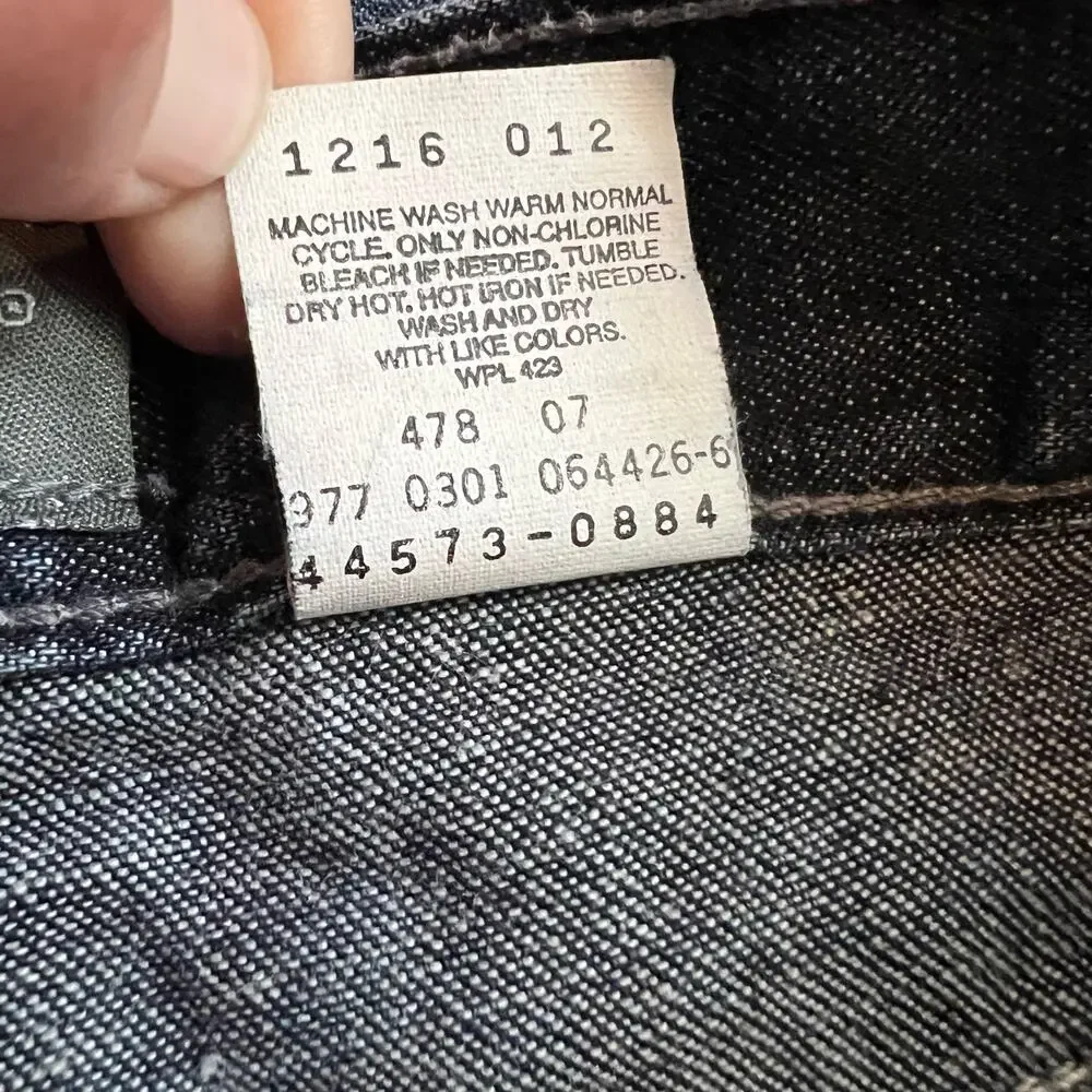 Levi’s Silvertab Shorts Mens 36 Vintage Cut Off Jeans Boot Blue